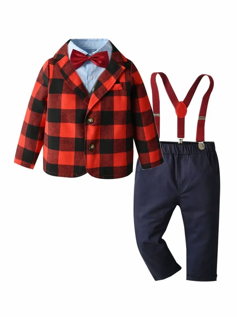 5-Piece Stylish Little Boy Party Suits