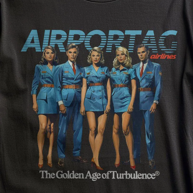 Airportag Airline Crew Turbulence - T-Shirt