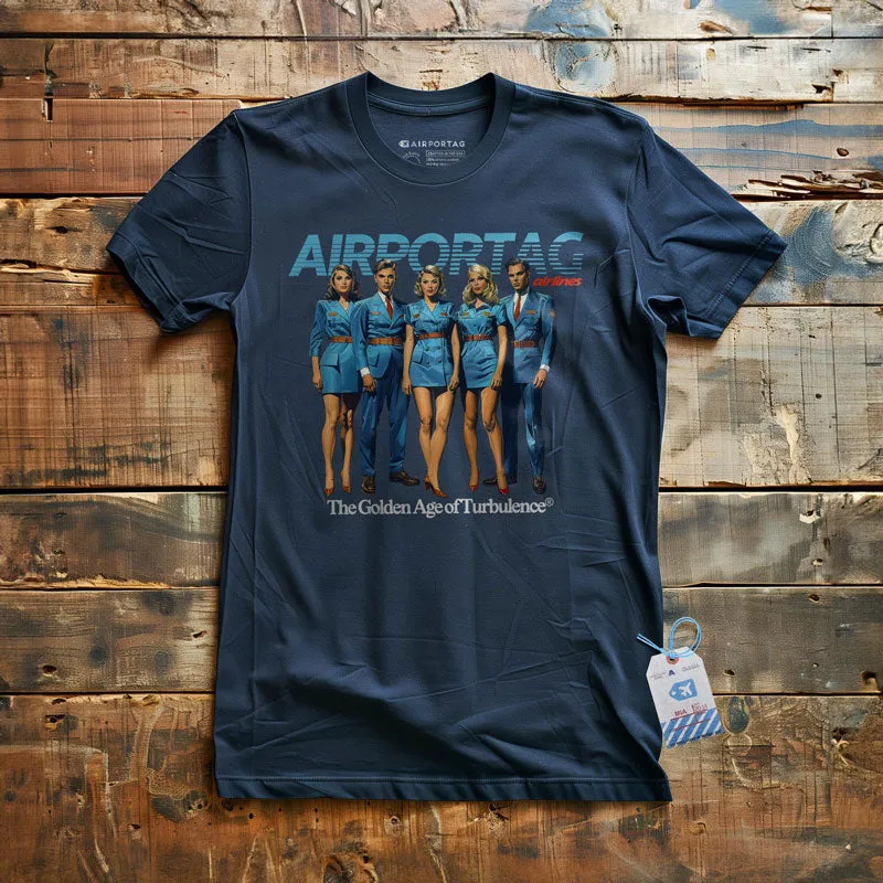 Airportag Airline Crew Turbulence - T-Shirt