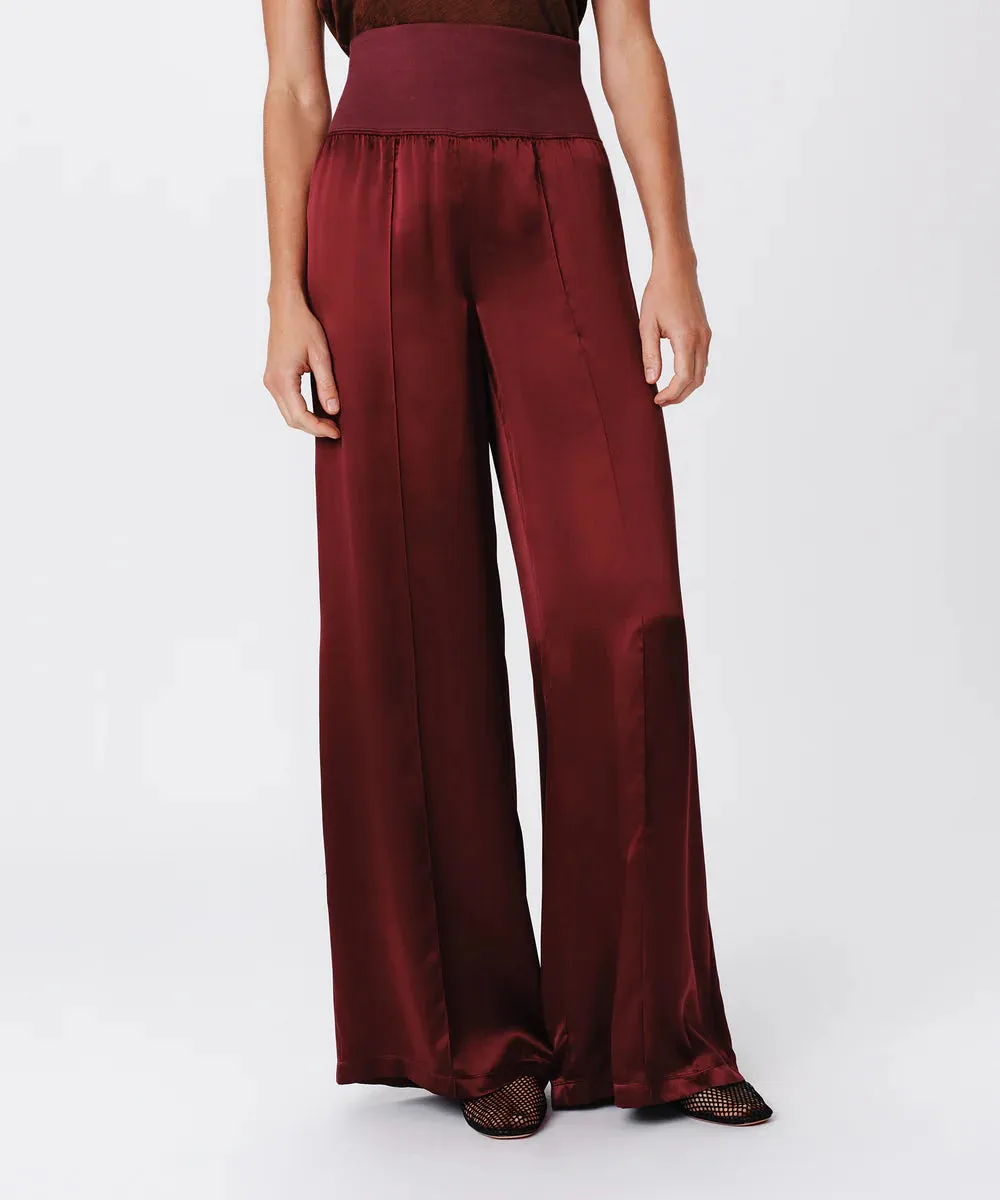 Ataw9027 Merlot Palazzo Pant