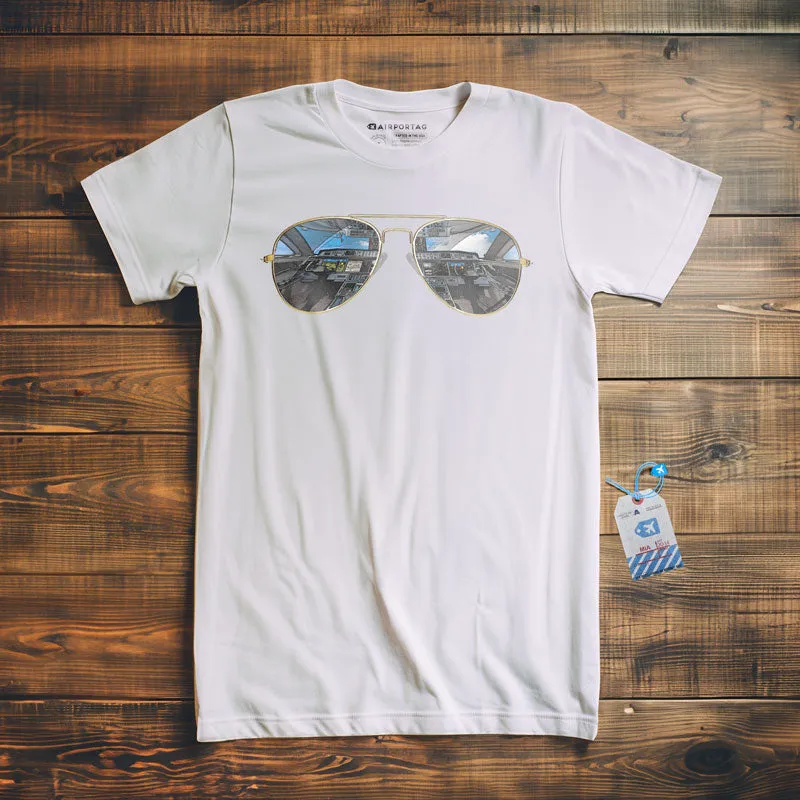 Aviator Sunglasses - T-Shirt