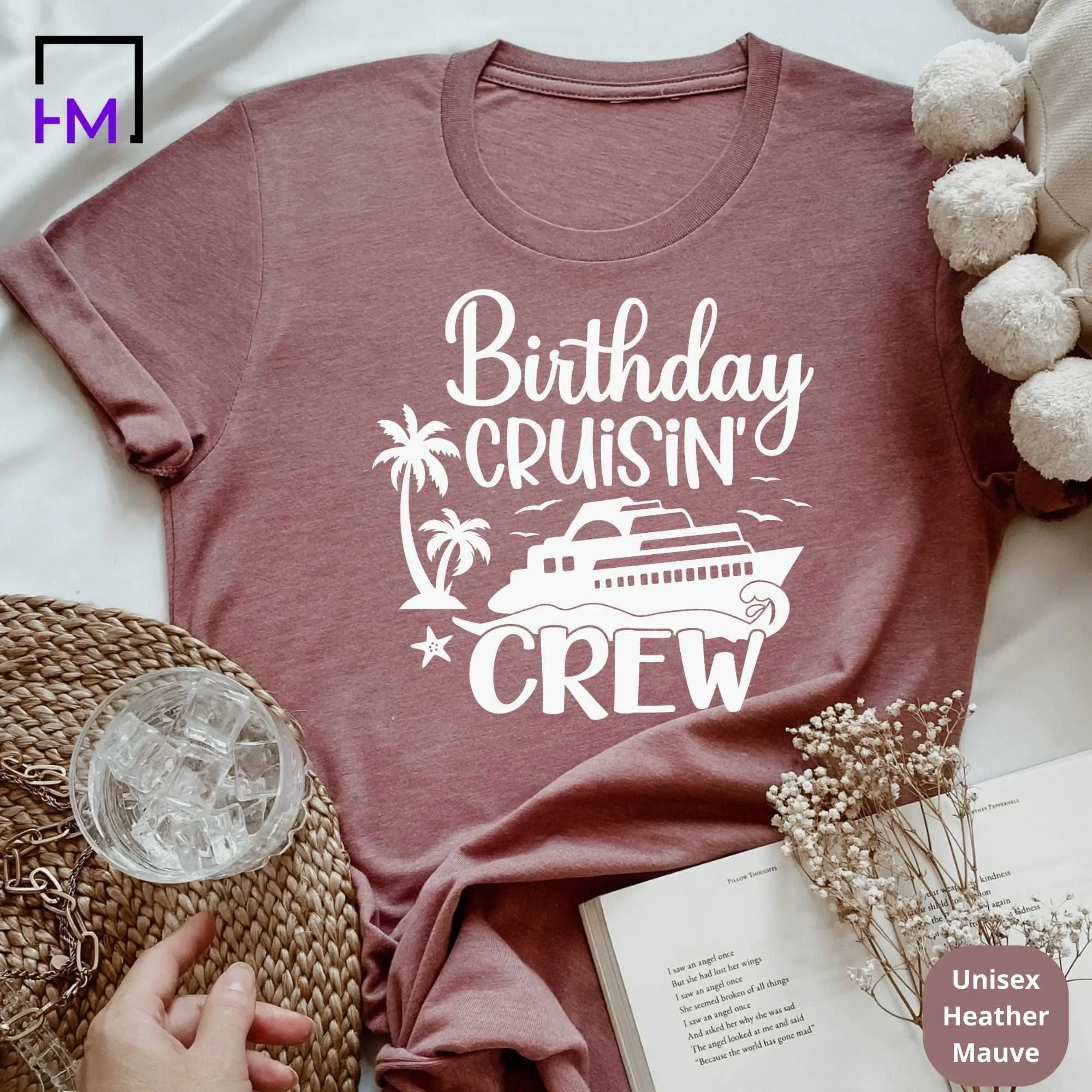 Birthday Cruisin Crew, Birthday Cruise Shirts