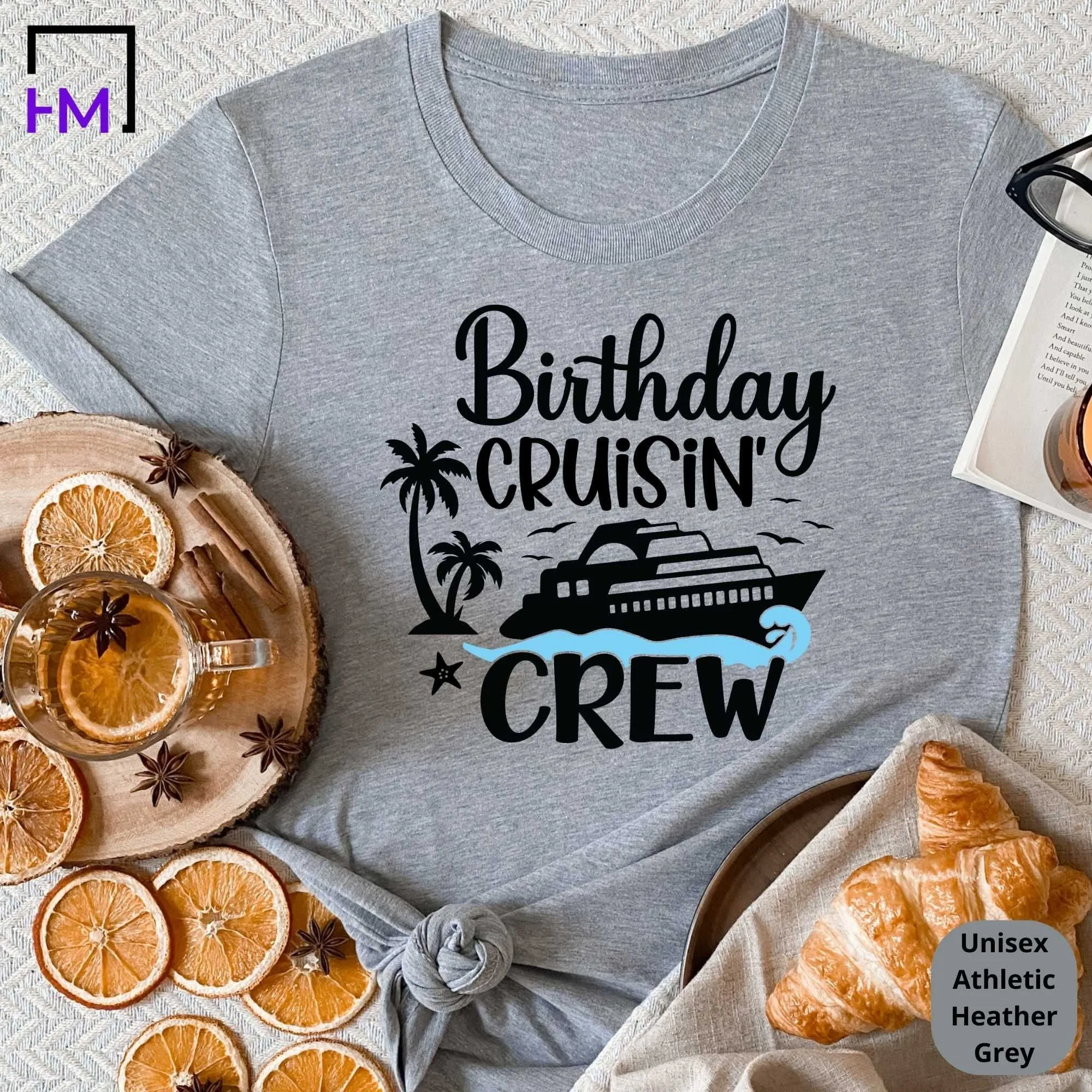 Birthday Cruisin Crew, Birthday Cruise Shirts