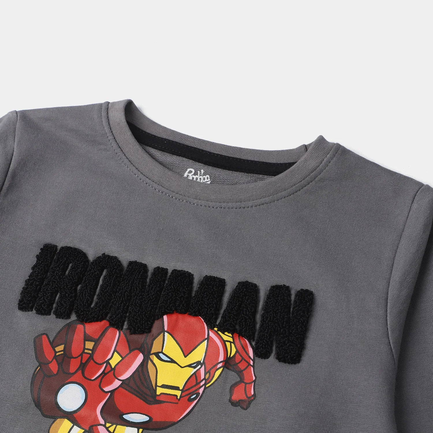 Boys Cotton Terry Sweatshirt Character-Smoked