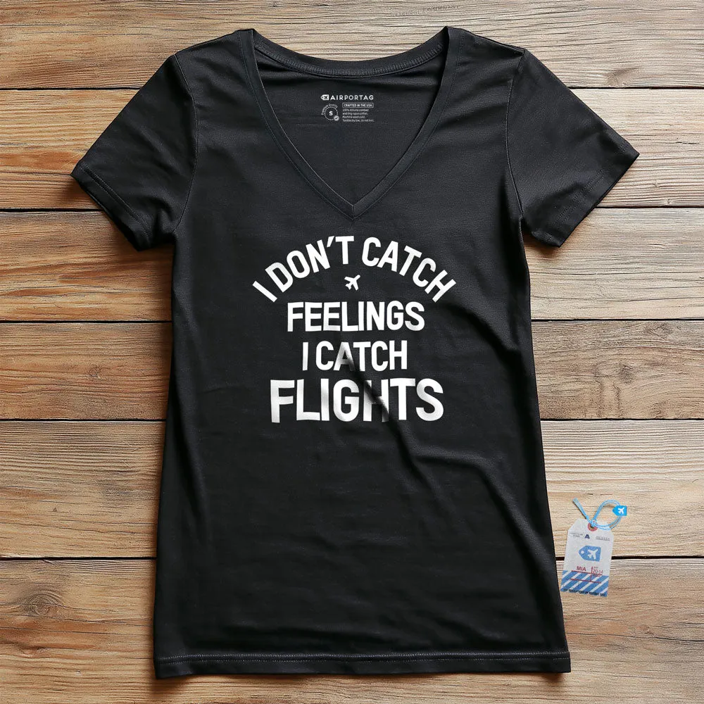 Catch Flights - Women's V-Neck T-Shirt