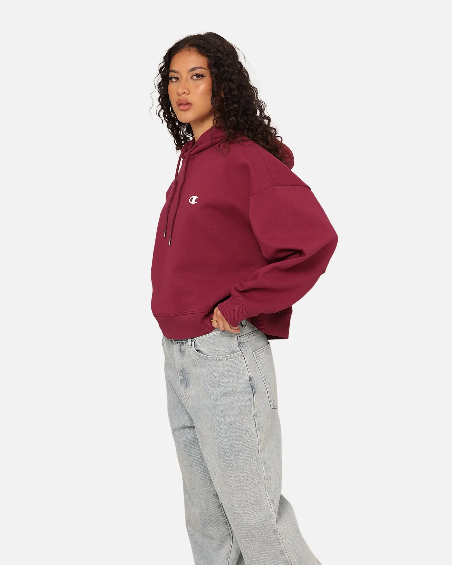 Champion Women's Rochester Base Hoodie Plum Fairy