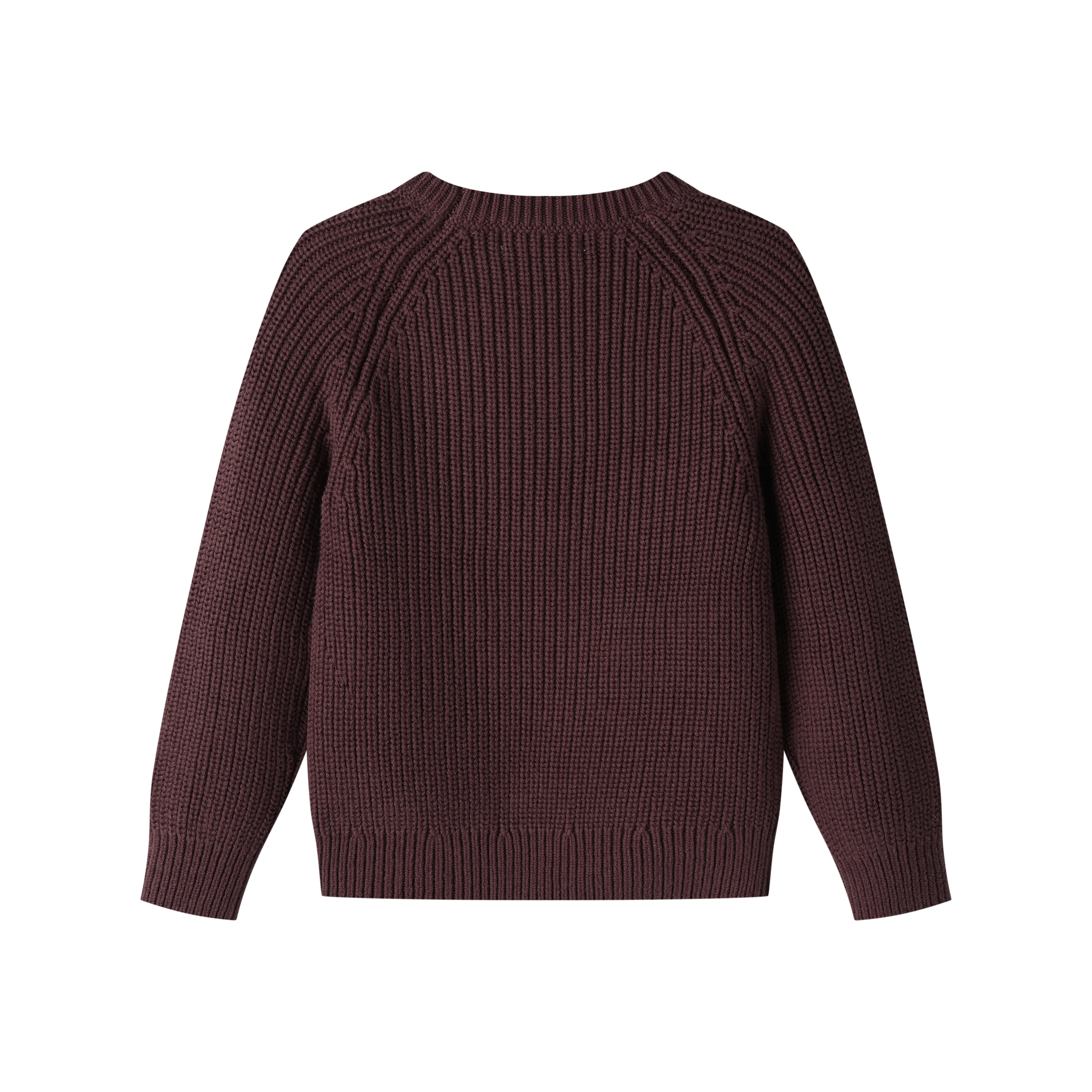 CHUNKY SWEATER-MULBERRY