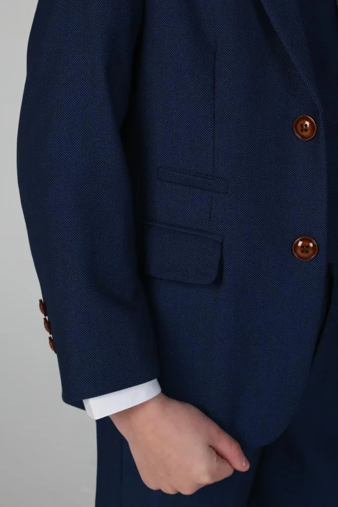 Device - Boy's Mayfair Blue Three Piece Suit