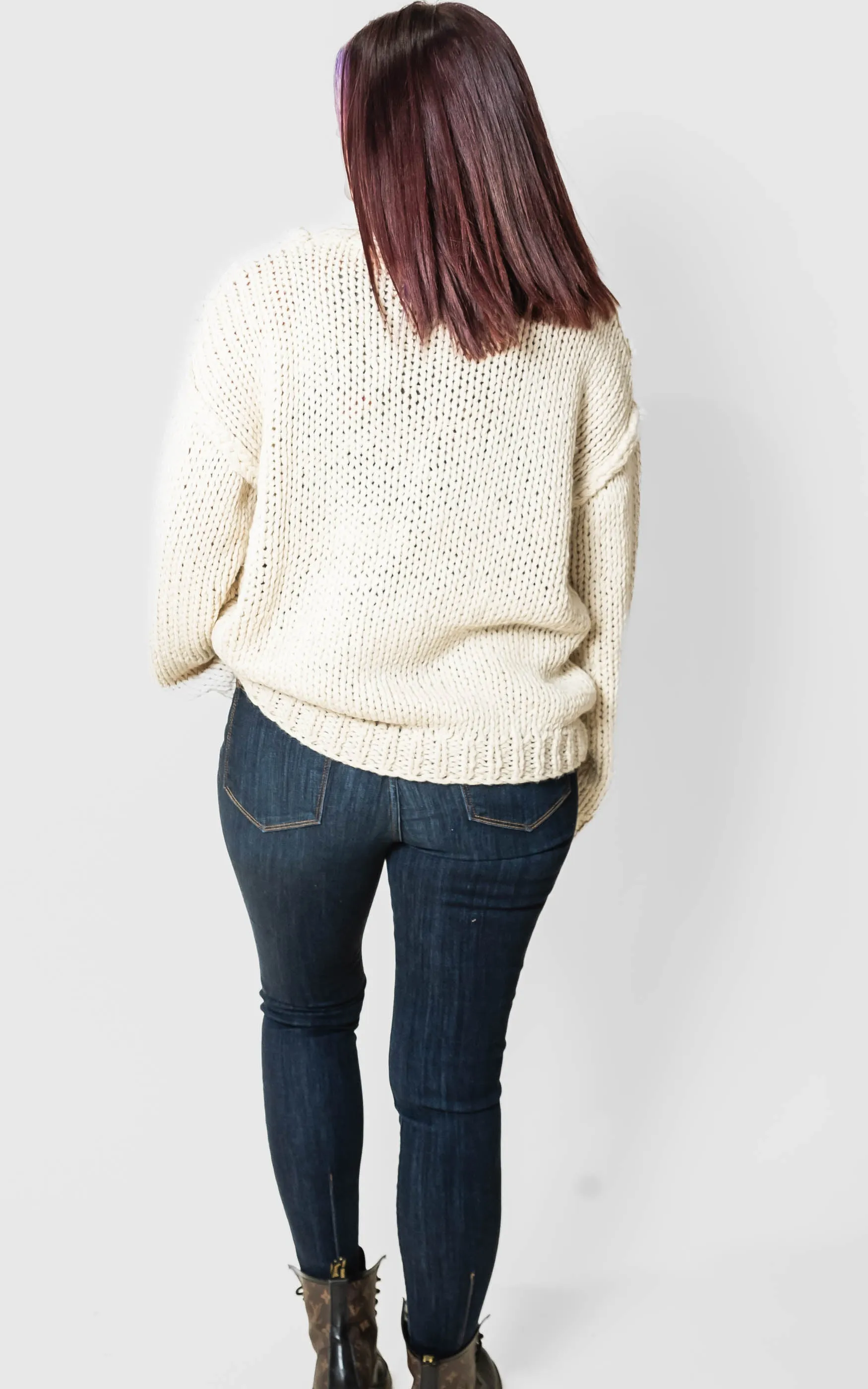 Handmade Pom Sweater - POL Final Sale