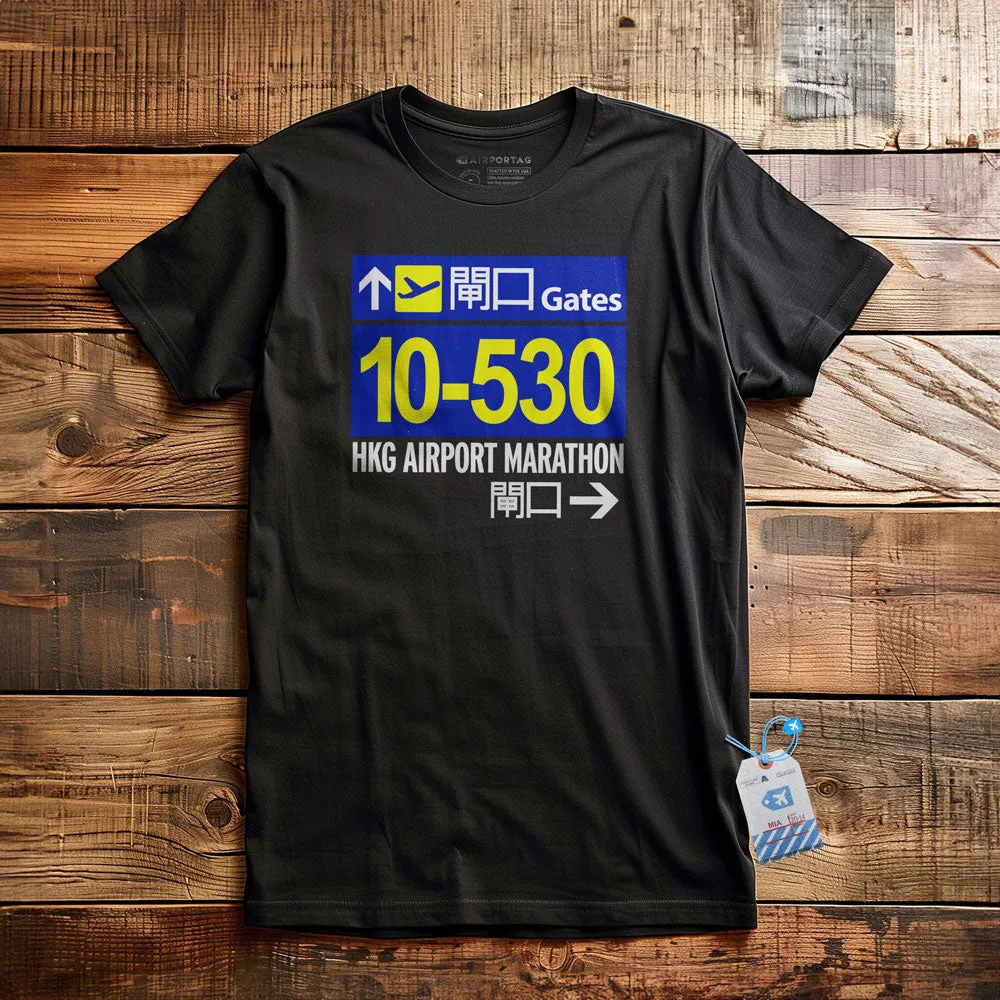 Hong Kong Airport Gates Marathon - T-shirt