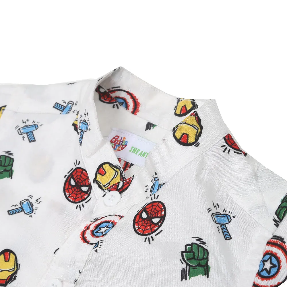 Infant Boys Casual Shirts Aop - Printed