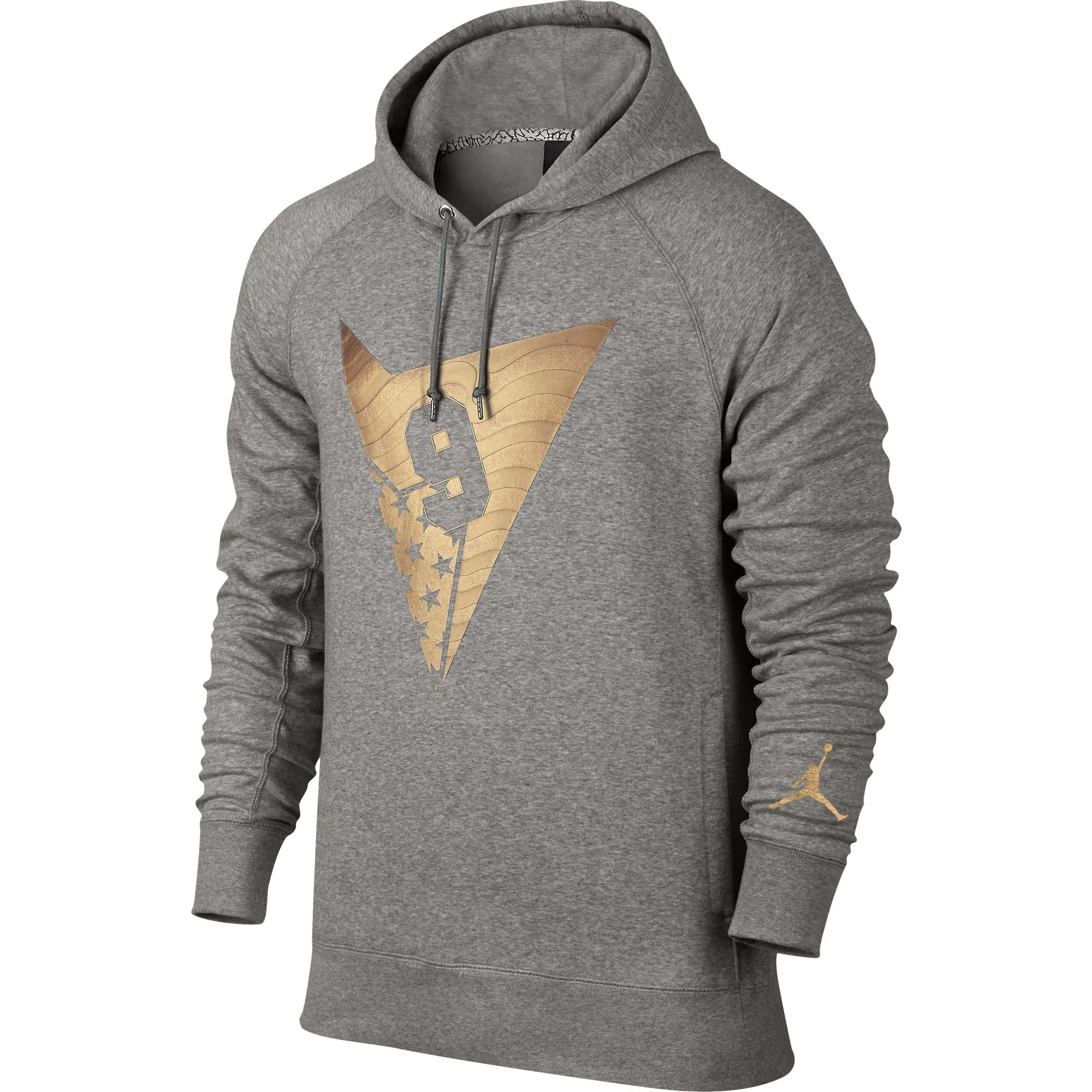 Jordan Retro 7 Olympic Gold Men's Hoodie Grey-Gold