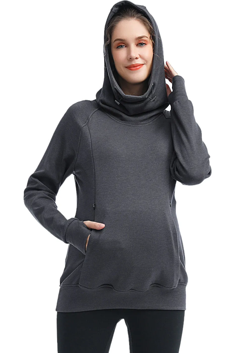 Kimi   Kai Maternity "Posie" Active Nursing Hoodie