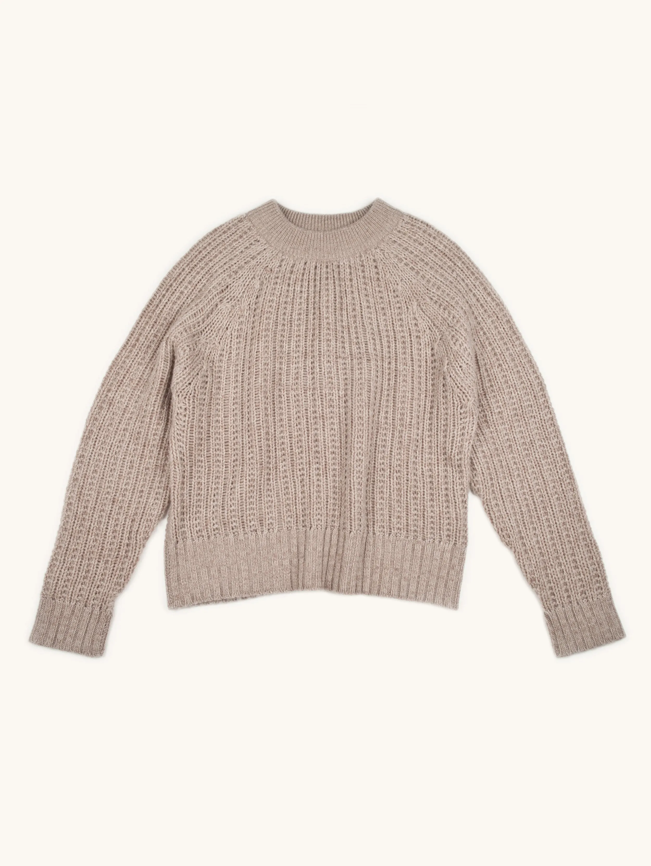 Lightweight Open Stitch Cashmere Sweater