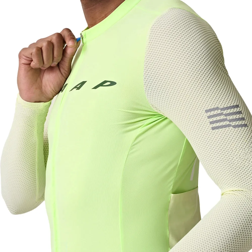 MAAP Evade Pro Base LS Jersey AW2023 - Glow/Dew