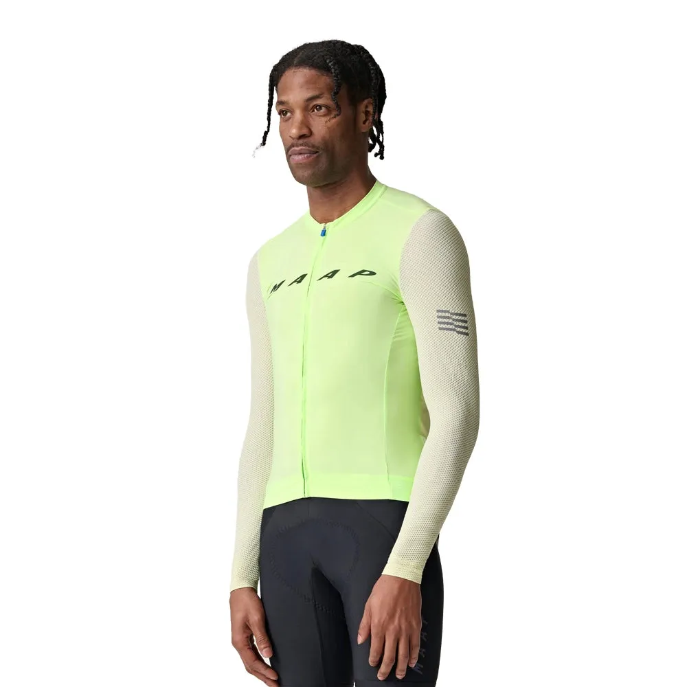 MAAP Evade Pro Base LS Jersey AW2023 - Glow/Dew