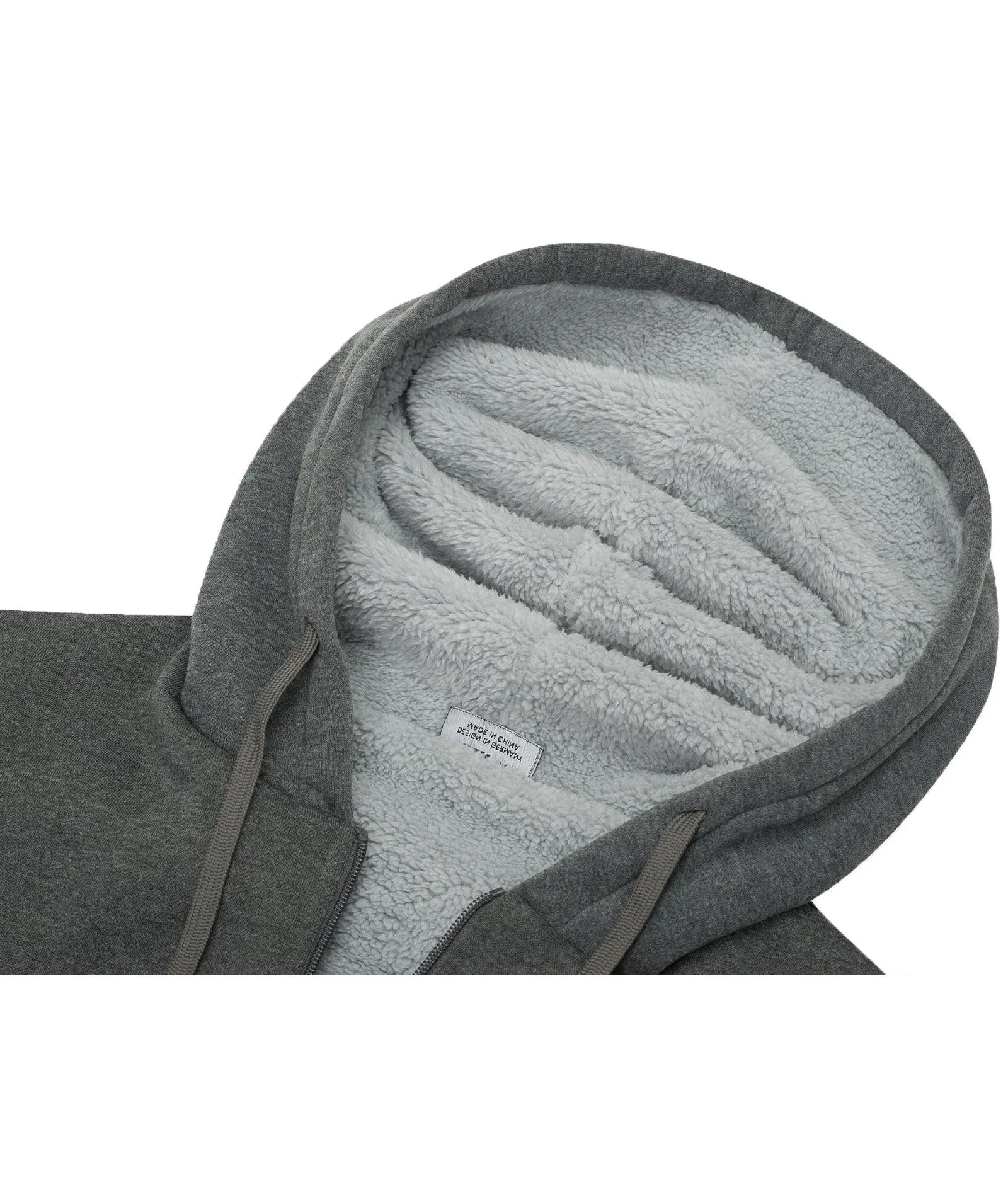 Men's Contrast Color Fleece Hoodie-ZPK006404