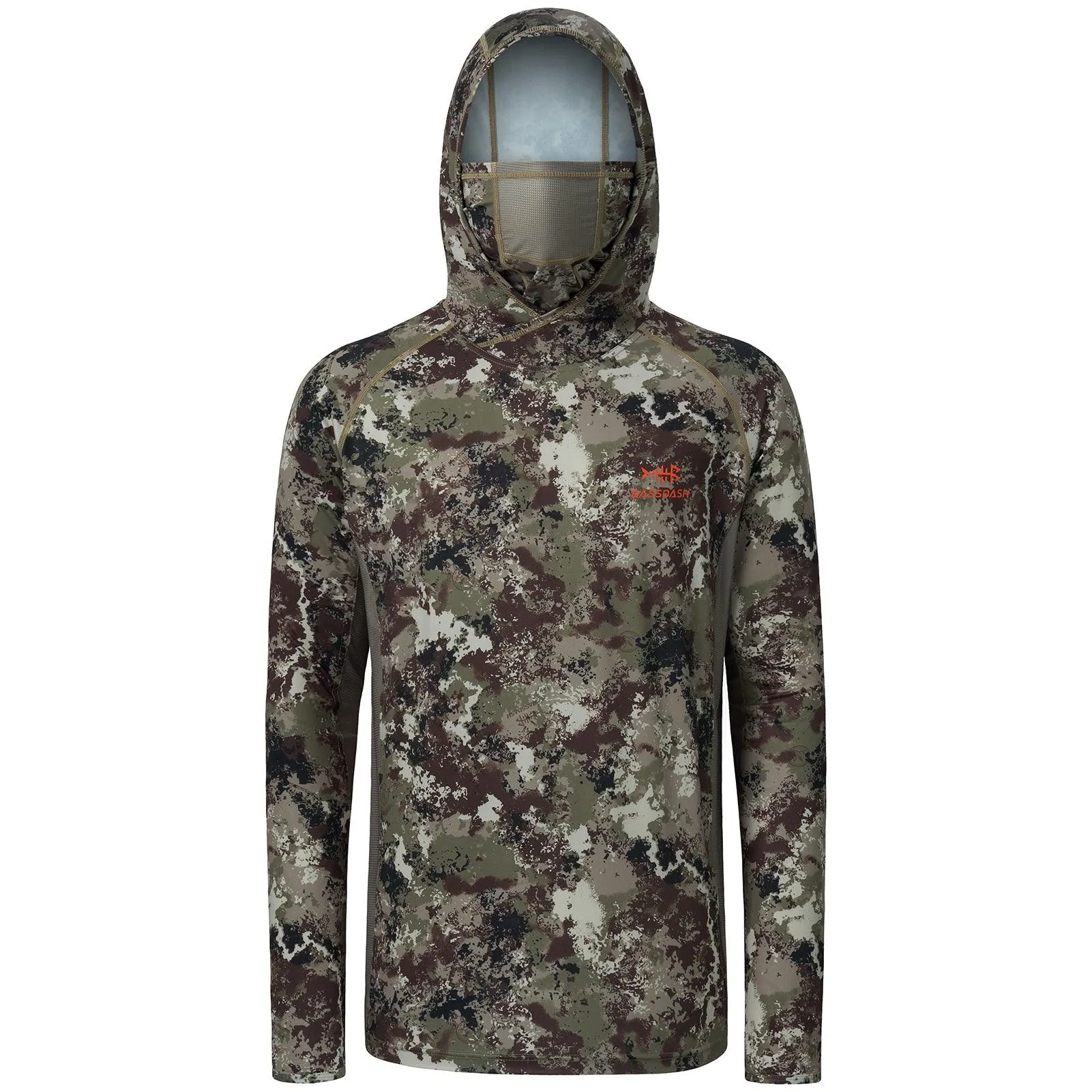 Men's UPF 50  Long Sleeve Hunting Hoodie with Mask FS06M