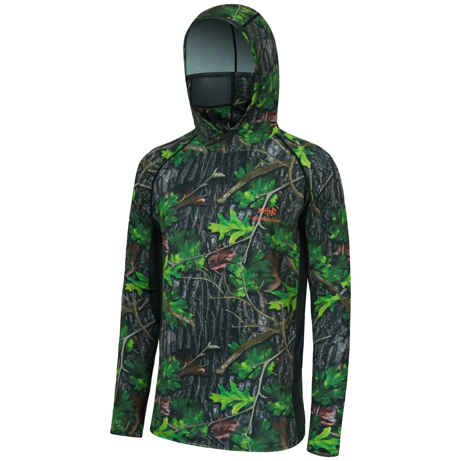 Men's UPF 50  Long Sleeve Hunting Hoodie with Mask FS06M