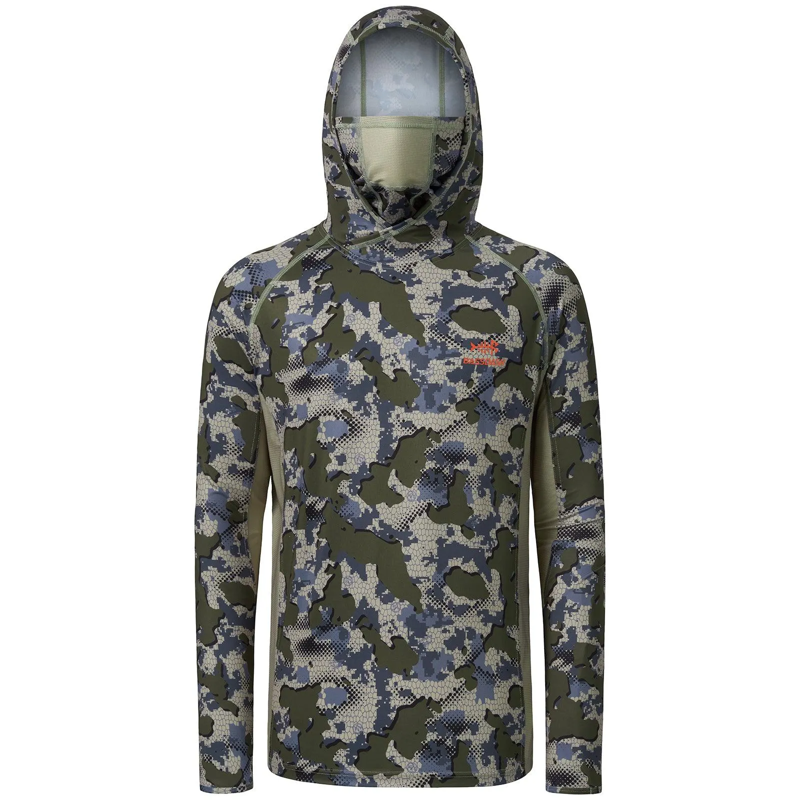 Men's UPF 50  Long Sleeve Hunting Hoodie with Mask FS06M