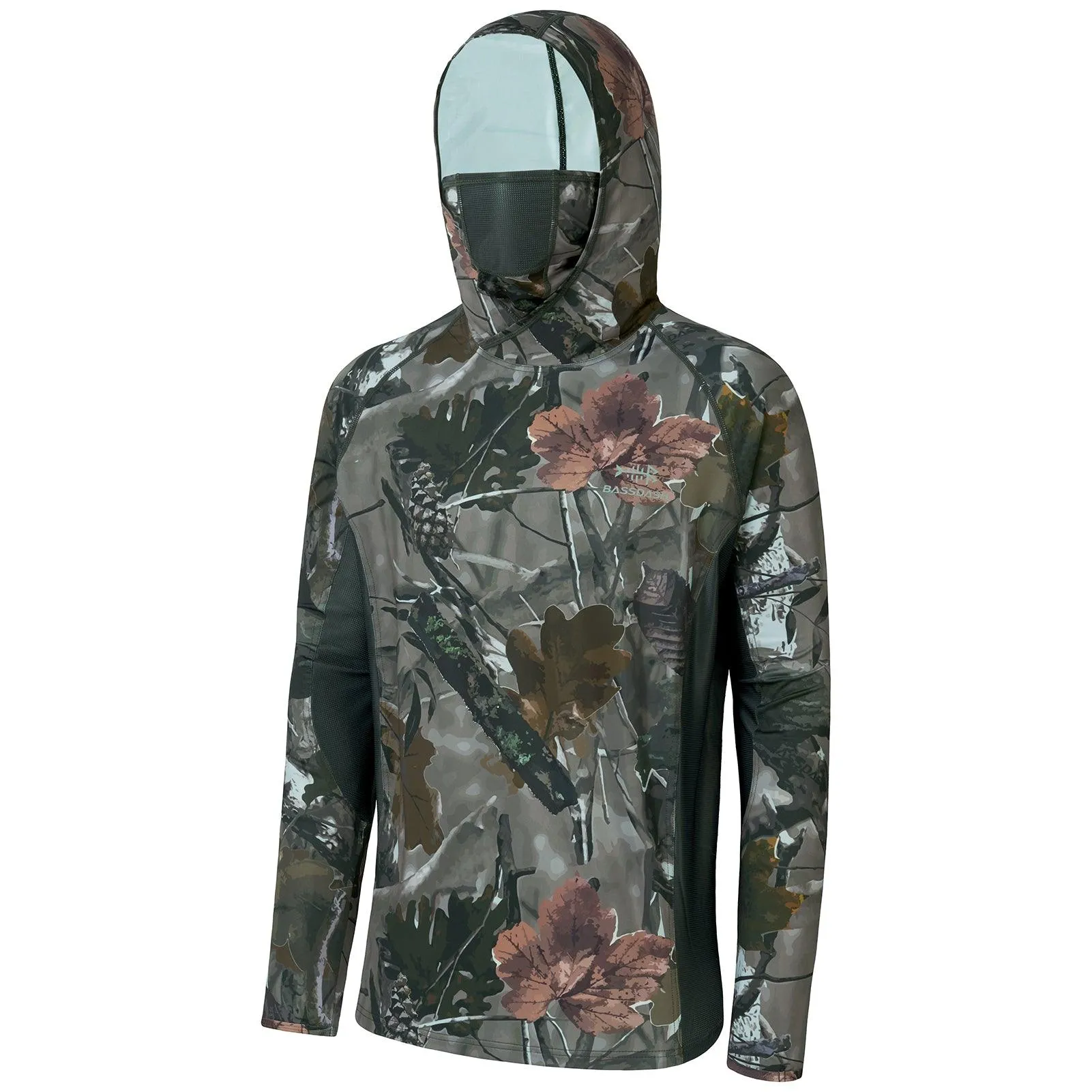 Men's UPF 50  Long Sleeve Hunting Hoodie with Mask FS06M