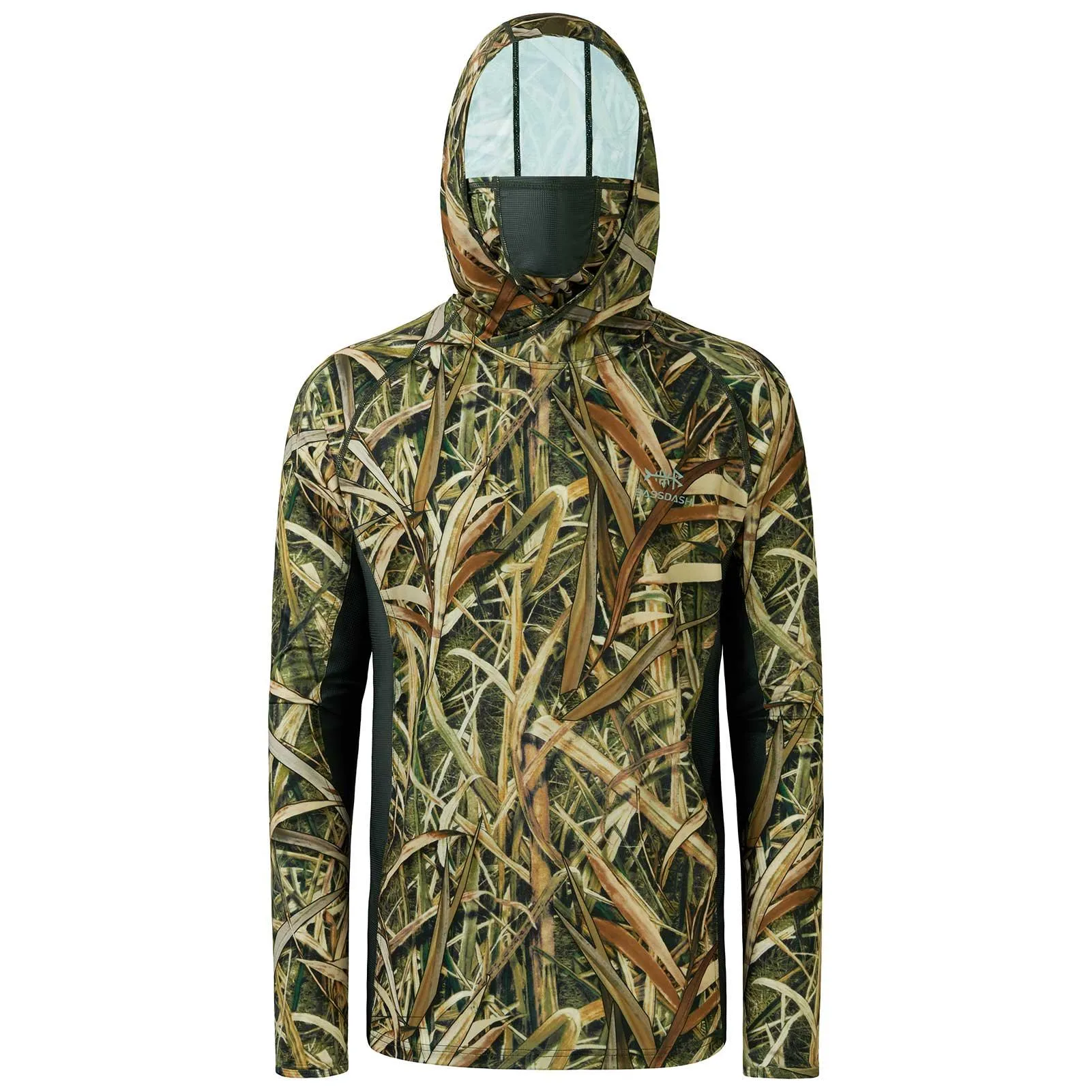 Men's UPF 50  Long Sleeve Hunting Hoodie with Mask FS06M