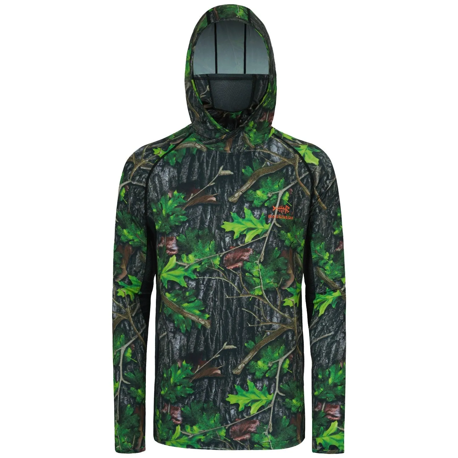 Men's UPF 50  Long Sleeve Hunting Hoodie with Mask FS06M