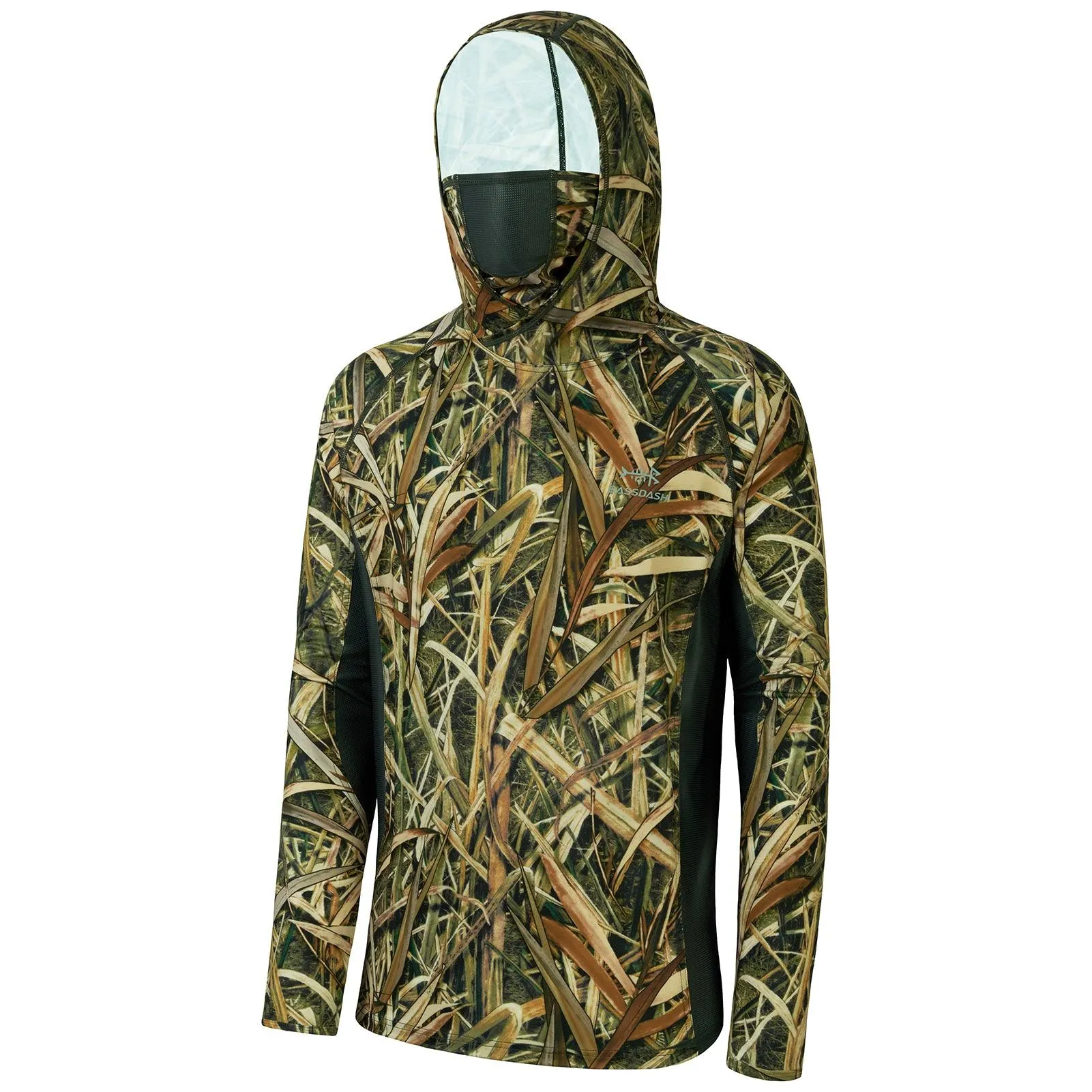 Men's UPF 50  Long Sleeve Hunting Hoodie with Mask FS06M