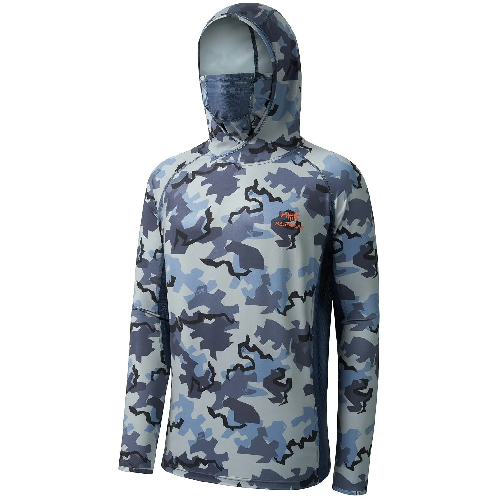 Men's UPF 50  Long Sleeve Hunting Hoodie with Mask FS06M