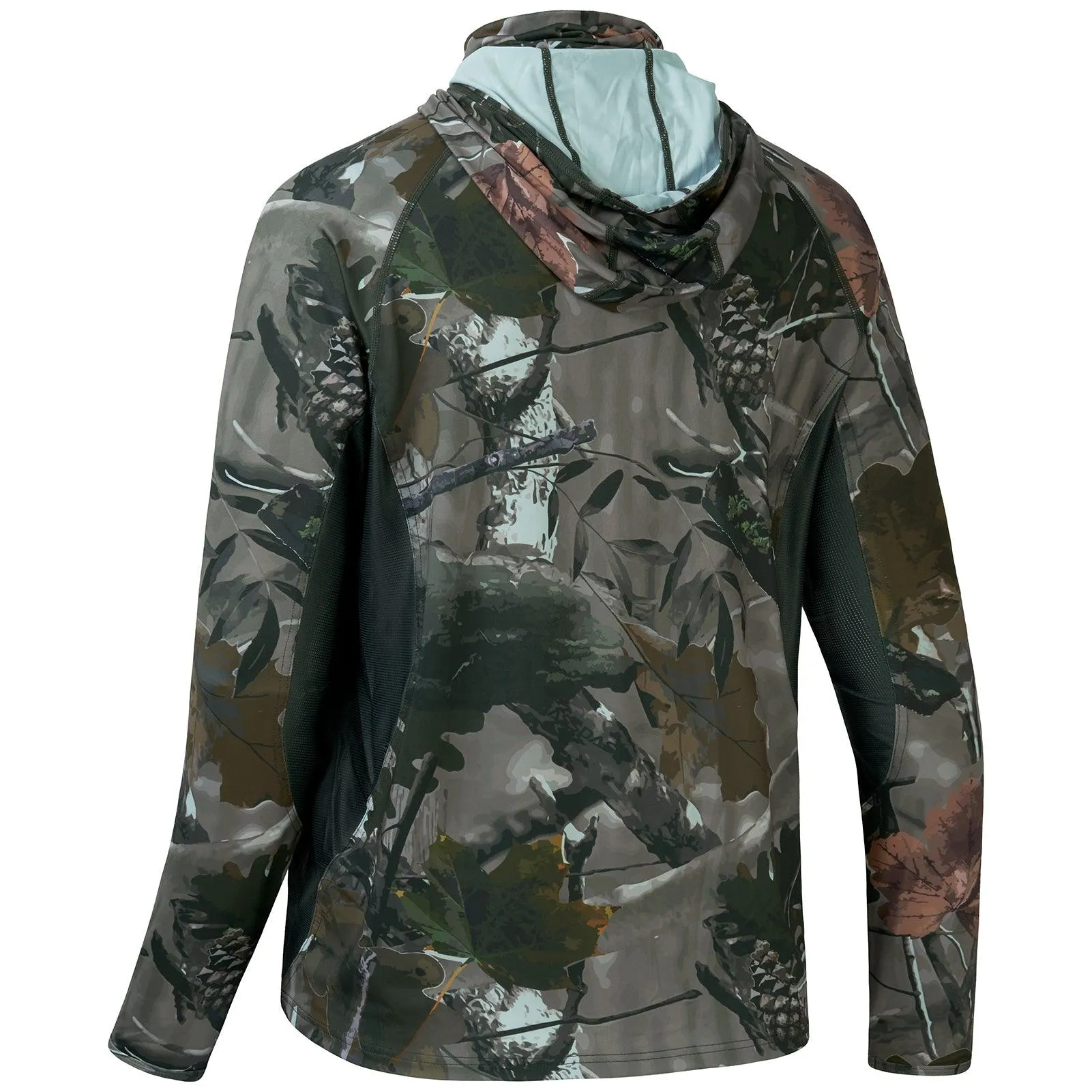 Men's UPF 50  Long Sleeve Hunting Hoodie with Mask FS06M