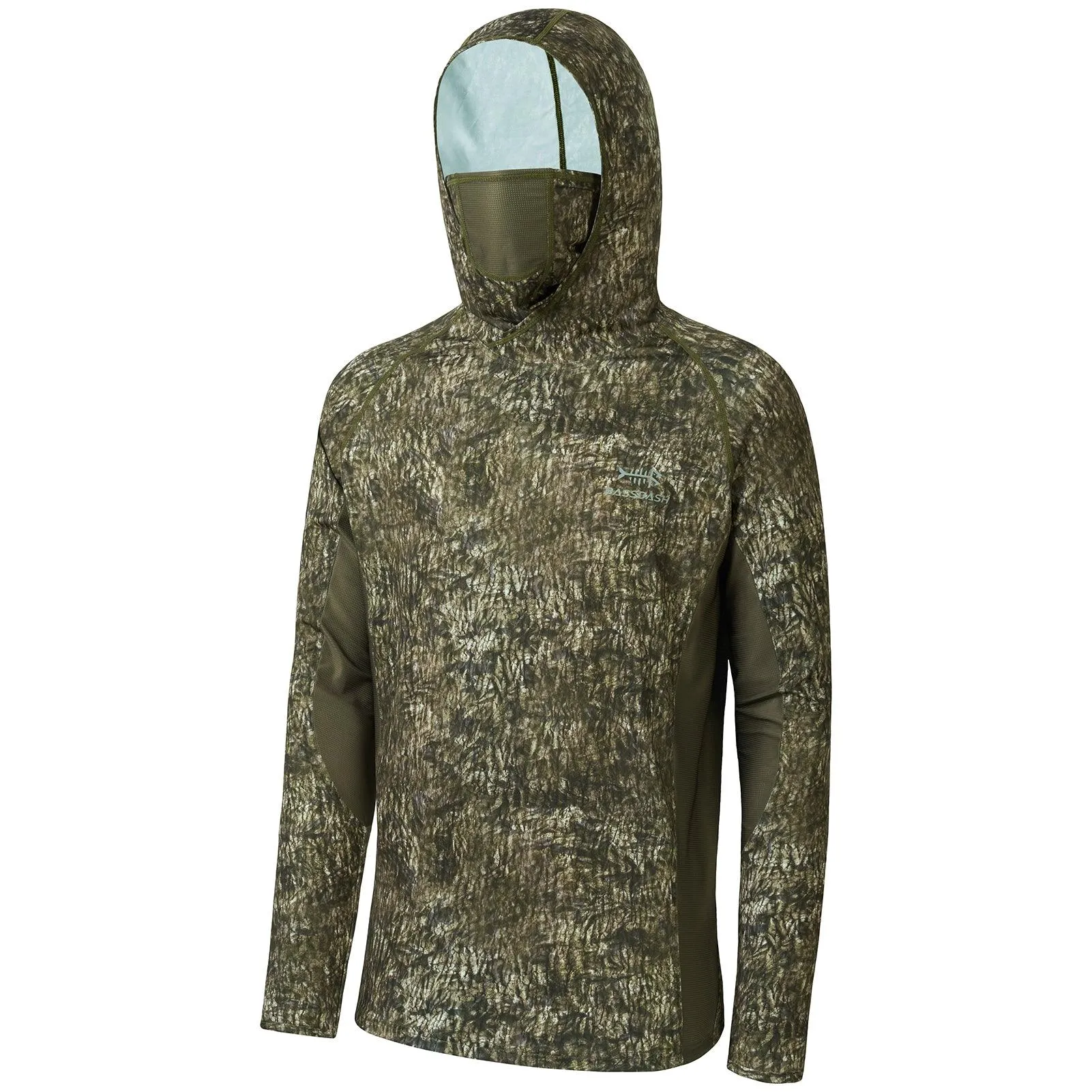 Men's UPF 50  Long Sleeve Hunting Hoodie with Mask FS06M