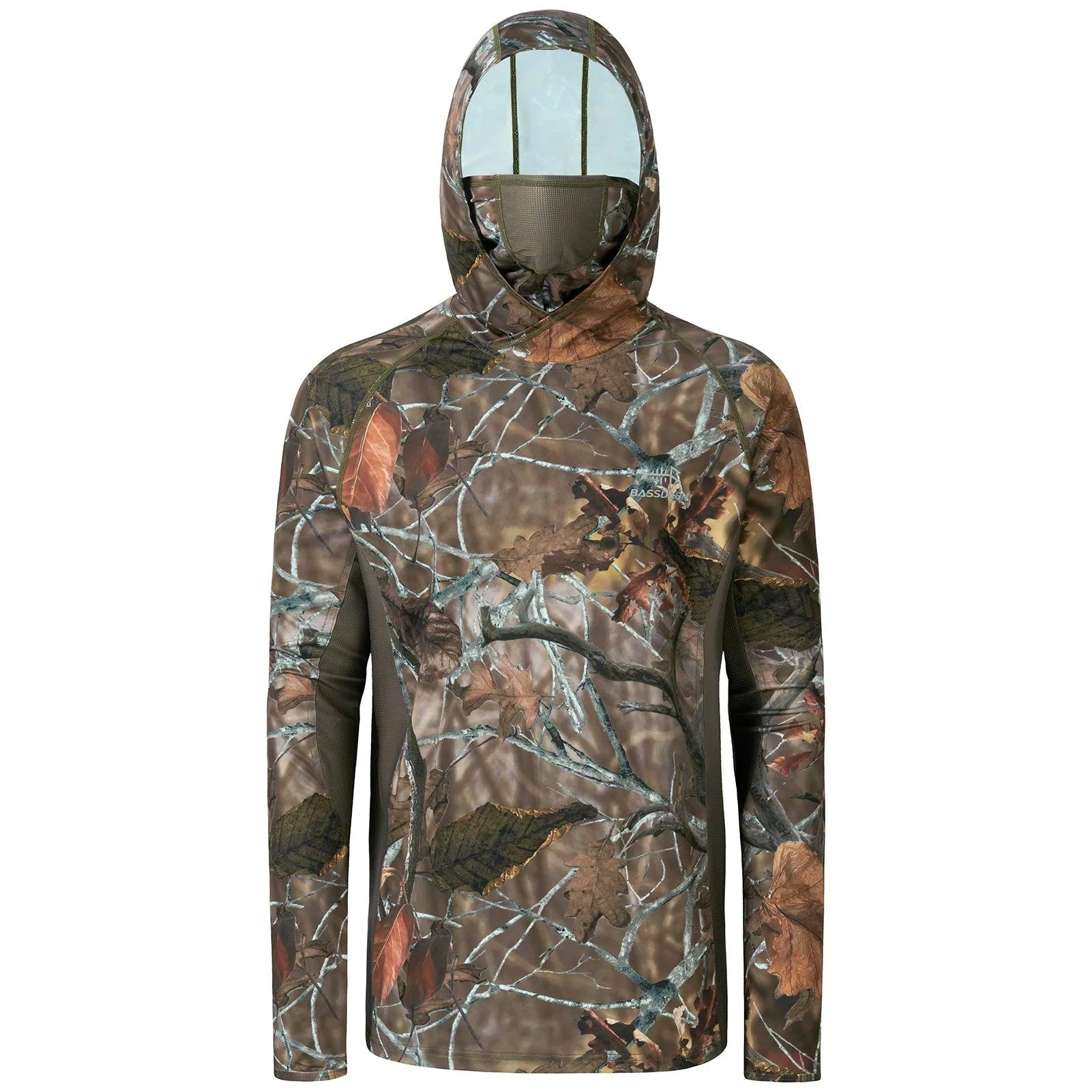 Men's UPF 50  Long Sleeve Hunting Hoodie with Mask FS06M