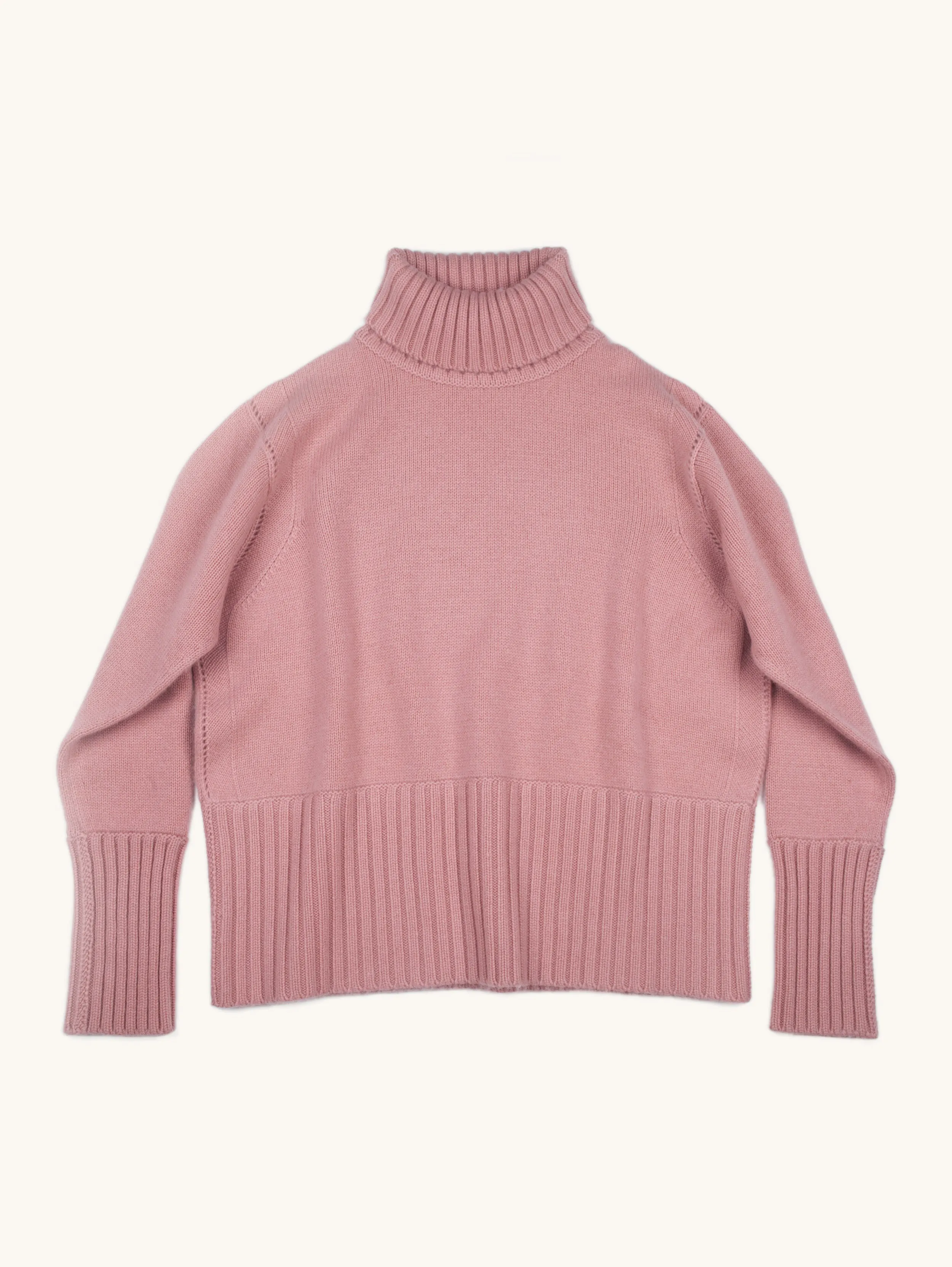 Mid-Weight Roll Neck Cashmere Sweater