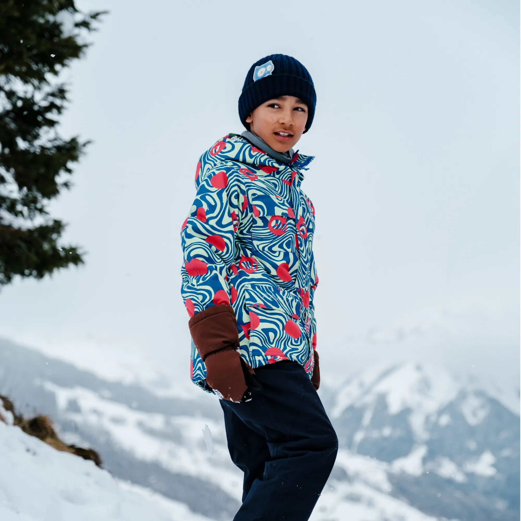 Mission snow jacket "Legna polka"