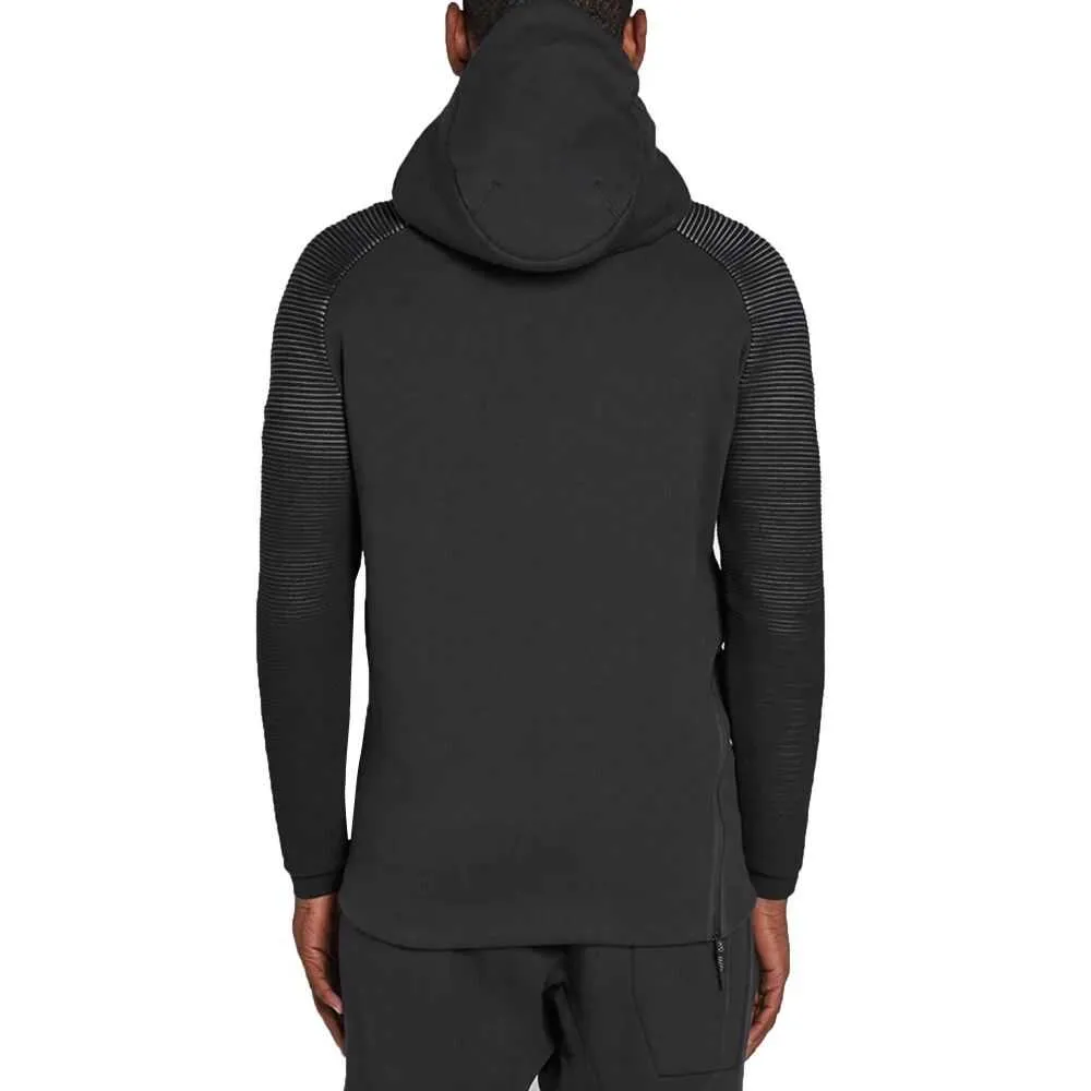 Nike Tech Fleece Men's Long Funnel Zip Hoodie Black  805655-010