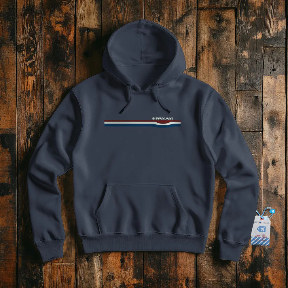 Pan Am Retro Stripe - Pullover Hoodie