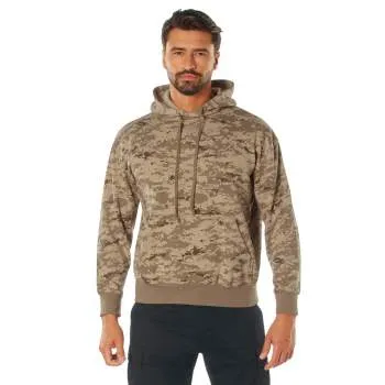 Rothco Camo Pullover Hooded Sweatshirt / Desert Digital  Camo