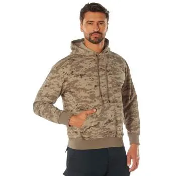 Rothco Camo Pullover Hooded Sweatshirt / Desert Digital  Camo