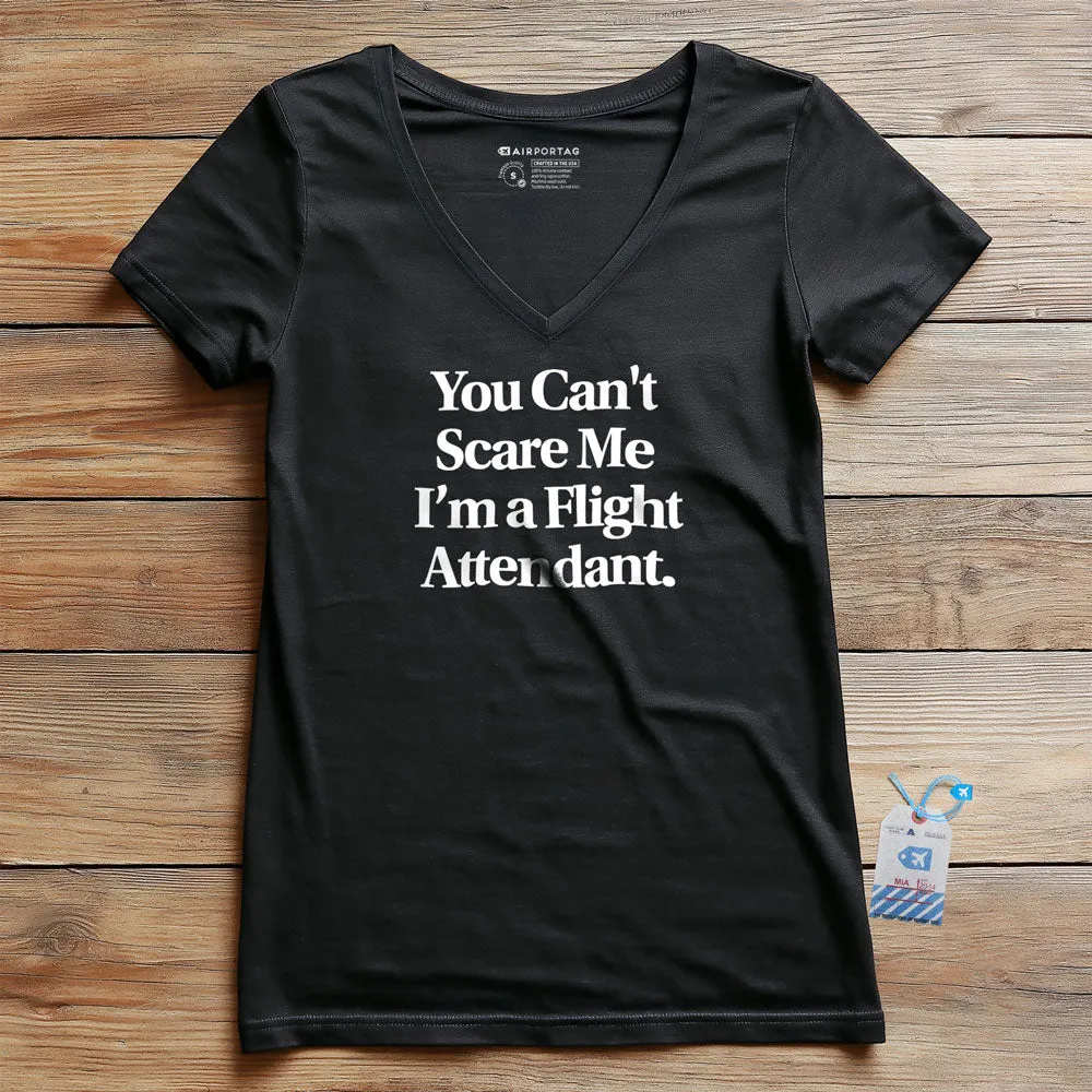 Scare Me Flight Attendant - Women's V-Neck T-Shirt