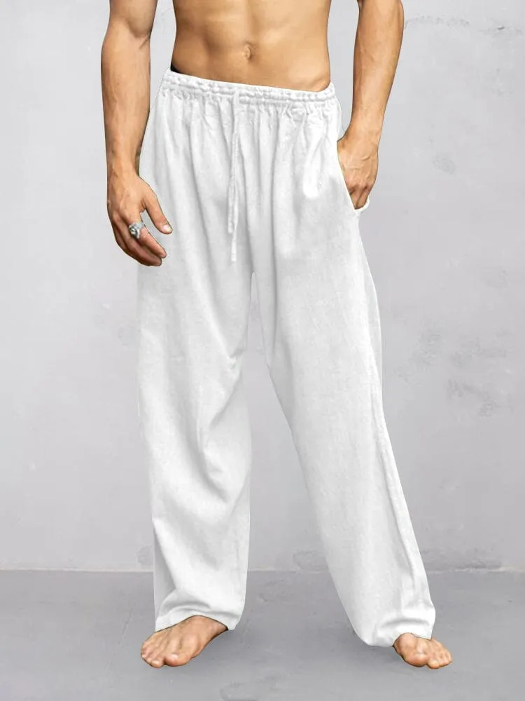 Soft Cotton Linen Relaxed Pants