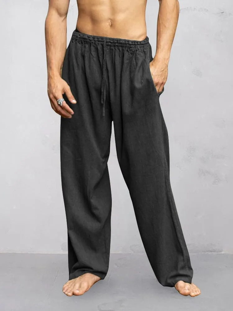 Soft Cotton Linen Relaxed Pants