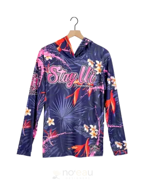 STRONGARM HAWAIIANS - Stay Ui Bird of Paradise Women's Sub Dye Hoodie