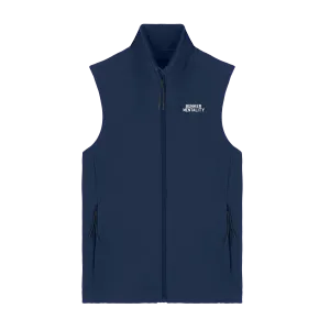 The Hooley Gilet -Bonded Soft Shell - Navy