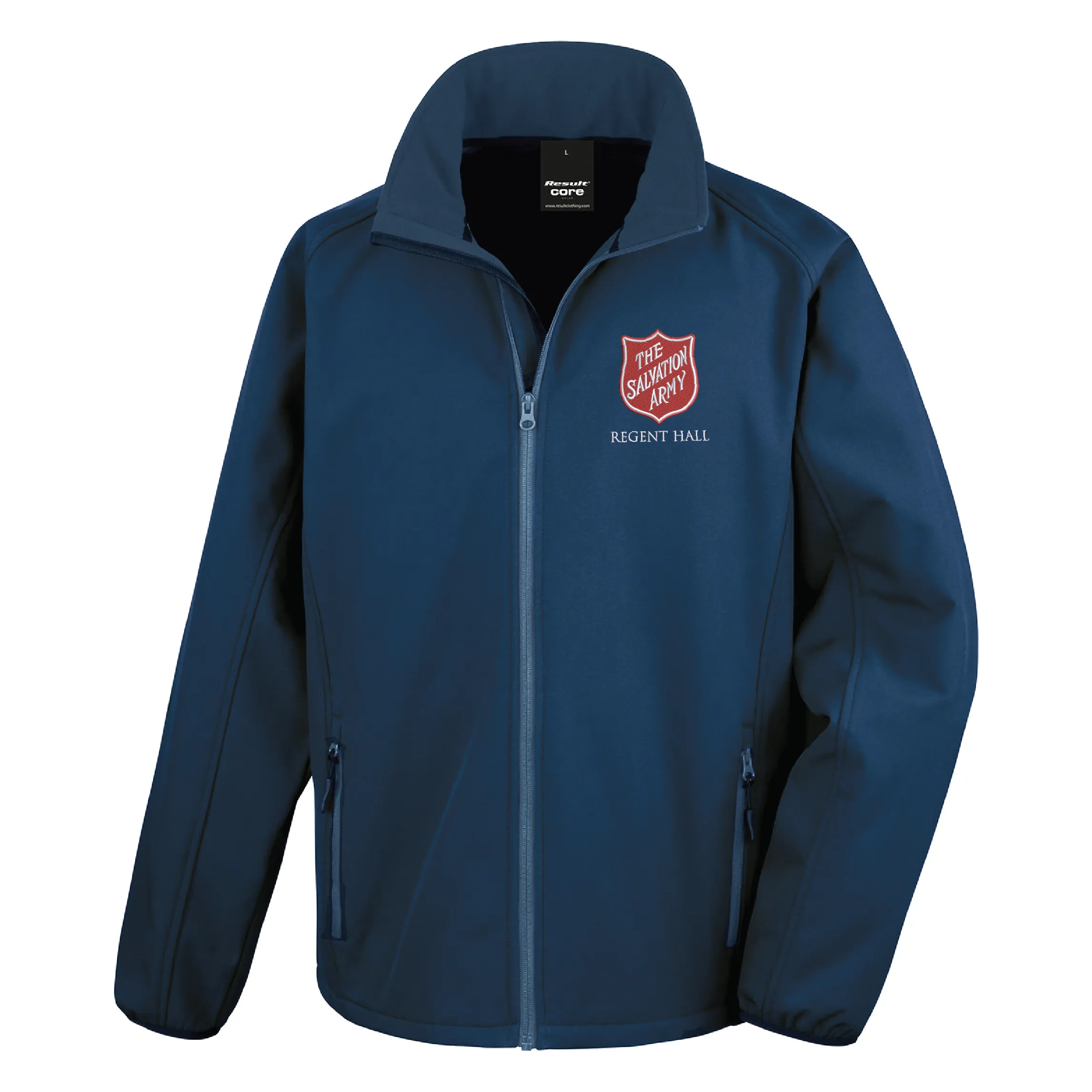 The Salvation Army_Regent Hall | Core printable softshell jacket | Navy/Navy