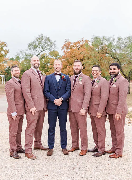 Tweed Wedding Suits for Men