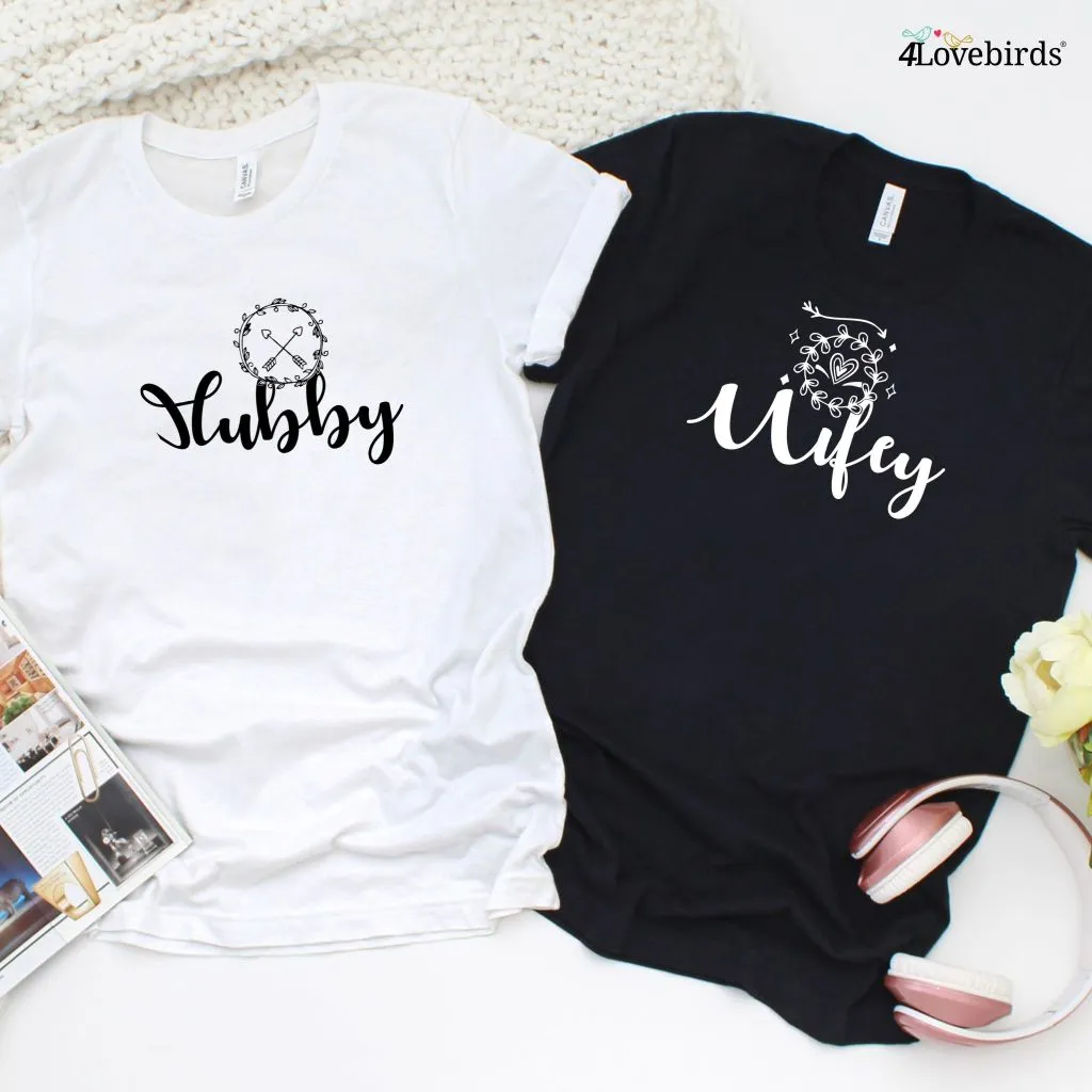 Wifey and Hubby Adorable Matching Outfits - Perfect Wedding Gift Set