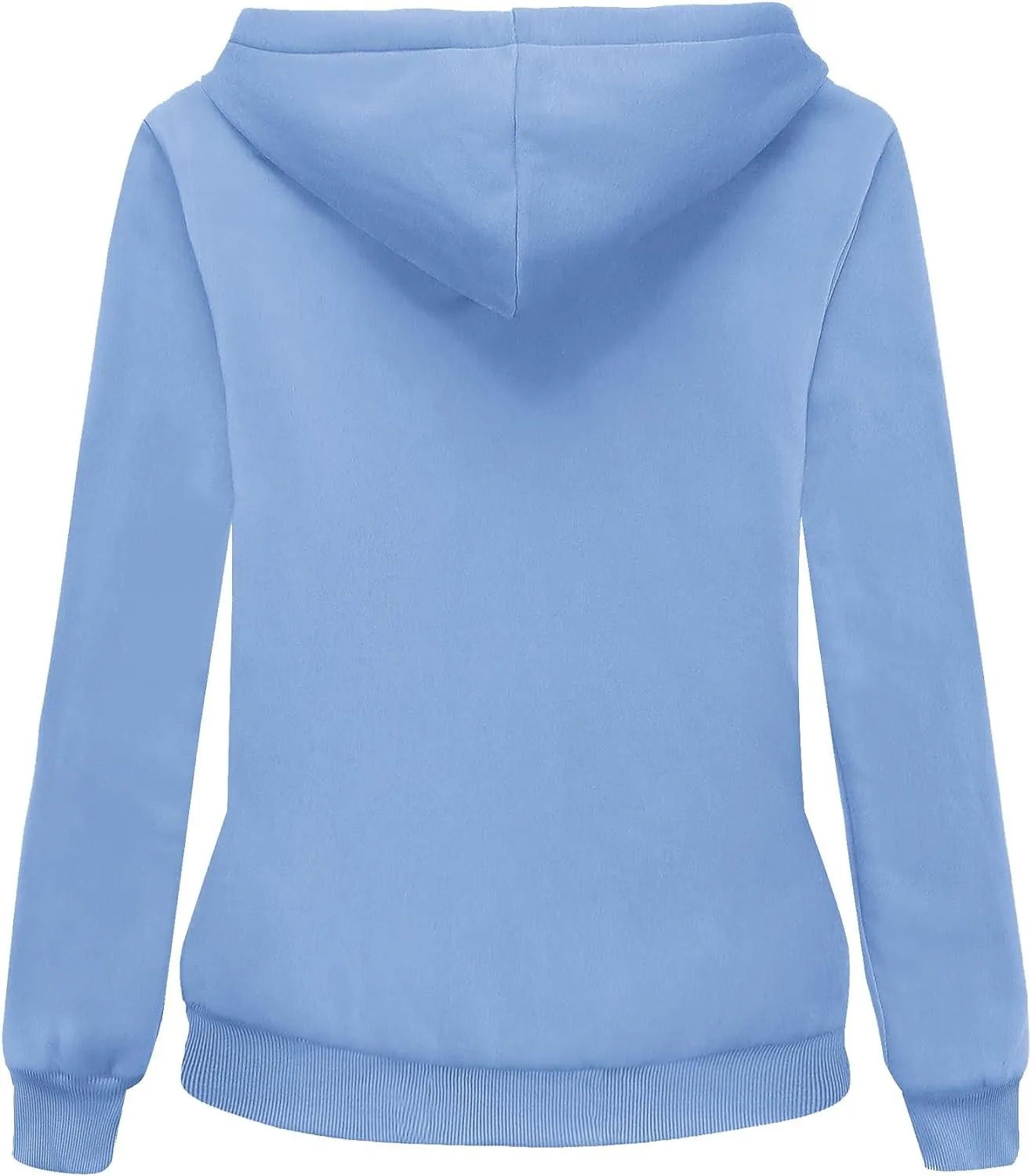 Women's Sherpa Lined Fleece Full Zip-Up Hoodie-ZPK006050